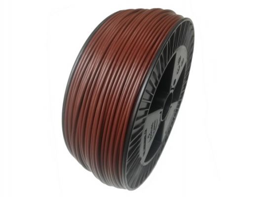 Plastic welding rod PE-HD 4mm round Brown (RAL8016) 2,4kg on coil HDPE | az-reptec